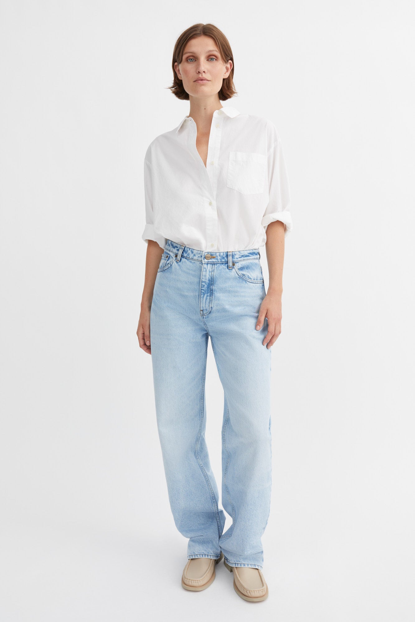 Skall Studio Maddy straight jeans Jeans Worn light blue